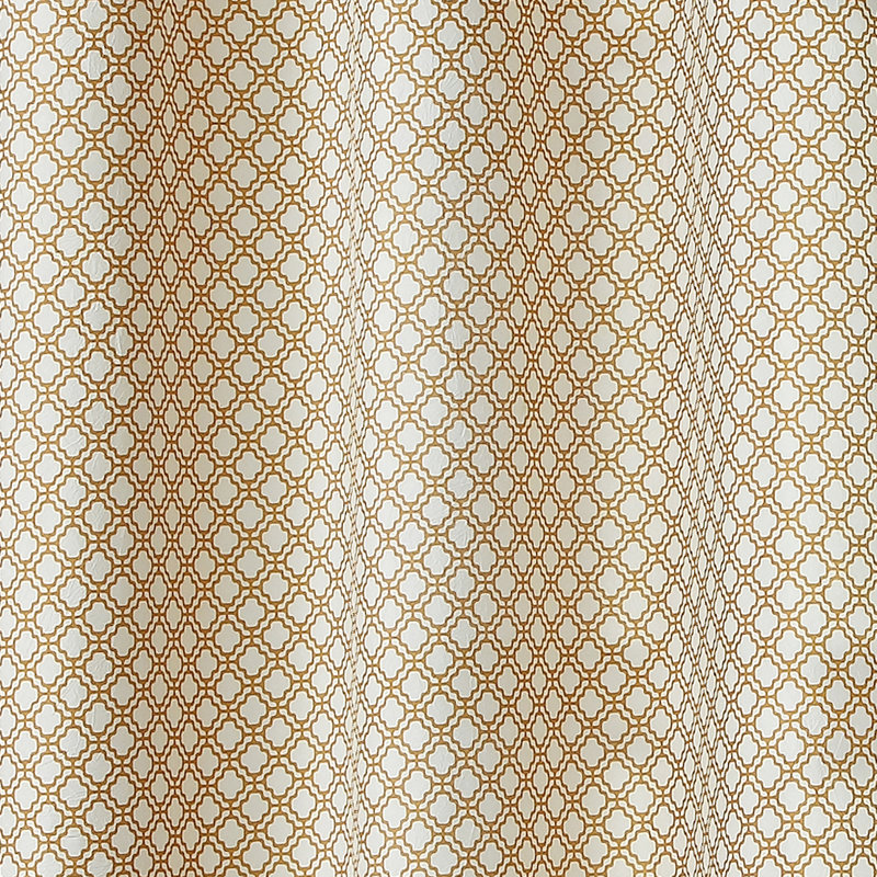 Rideau simple obscurcissant Argyle, Jaune