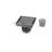 4 in. x 4 in. Stainless Steel Square Shower Drain with Tile-in Drain Cover-85200463