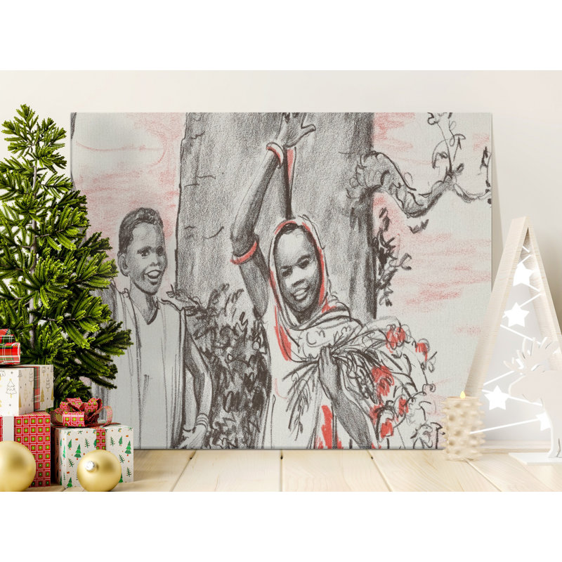 Millan Wrapped Canvas Print Set, 12x9