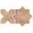 Tech Land Star & Cross Fire 6" x 12" Porcelain Singular Wall Floor Use Tile