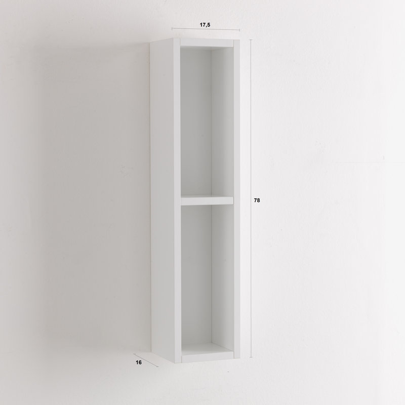 Yatts Floating Shelf, White