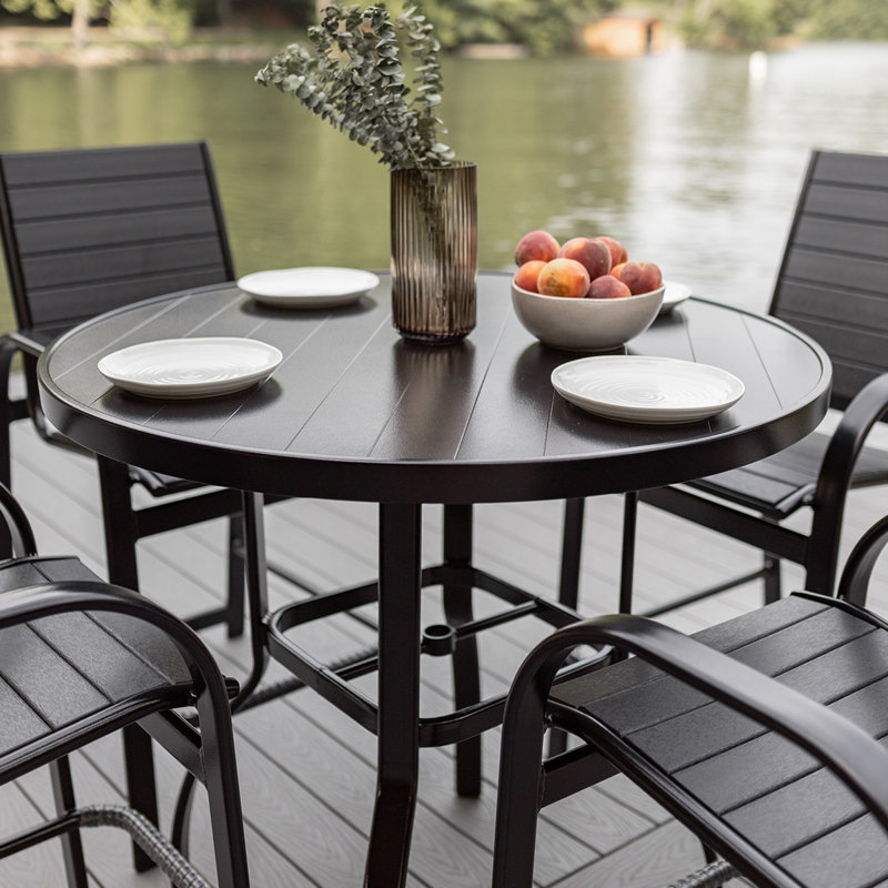 Murphy Outdoor Bar Stool, Slate
