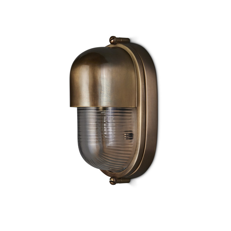 Maritime 1 - Light Outdoor Sconce, Brass