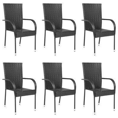 Alirra Stackable Outdoor Patio Dining Armchair
