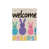 Beige/Purple/Blue Welcome Peeps Bunnies