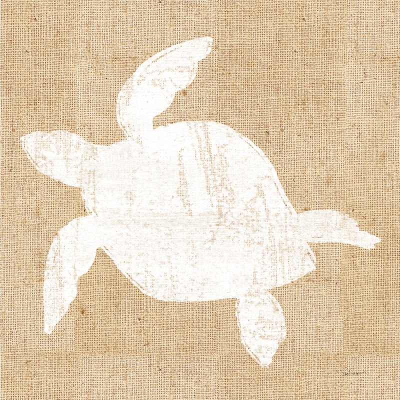 Driftwood Coast III White Burlap by Sue Schlabach - Wrapped Canvas Painting, 76cm H x 76cm W