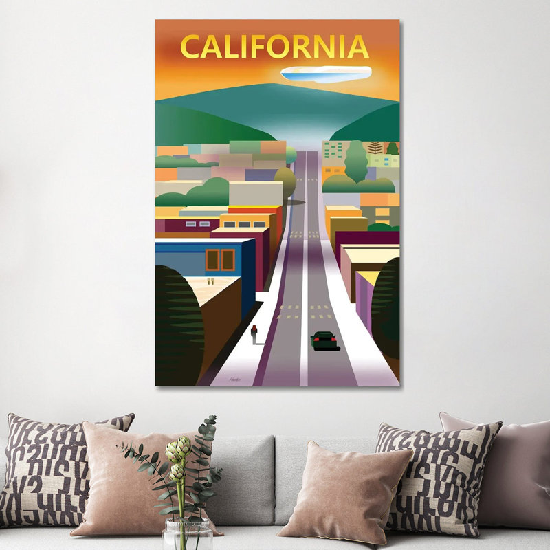 California Street - Wrapped Canvas Painting, 152.5 cm H x 101.5 cm W
