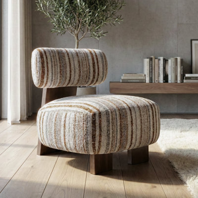 Premier Low Profile Upholstered Armless Accent Chair