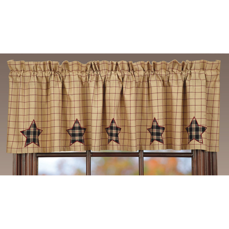 Alcantar Cotton Tailored Window Valance