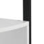 Besnike 175.3cm H x 34.5cm W Corner Shelf Unit, Minimalist Bookshelf Small Bookcase-651134466