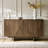 Martha 4-Door Fluted Manufactured Wood Sideboard with Adjustable Shelves and Cable Management -1798940300