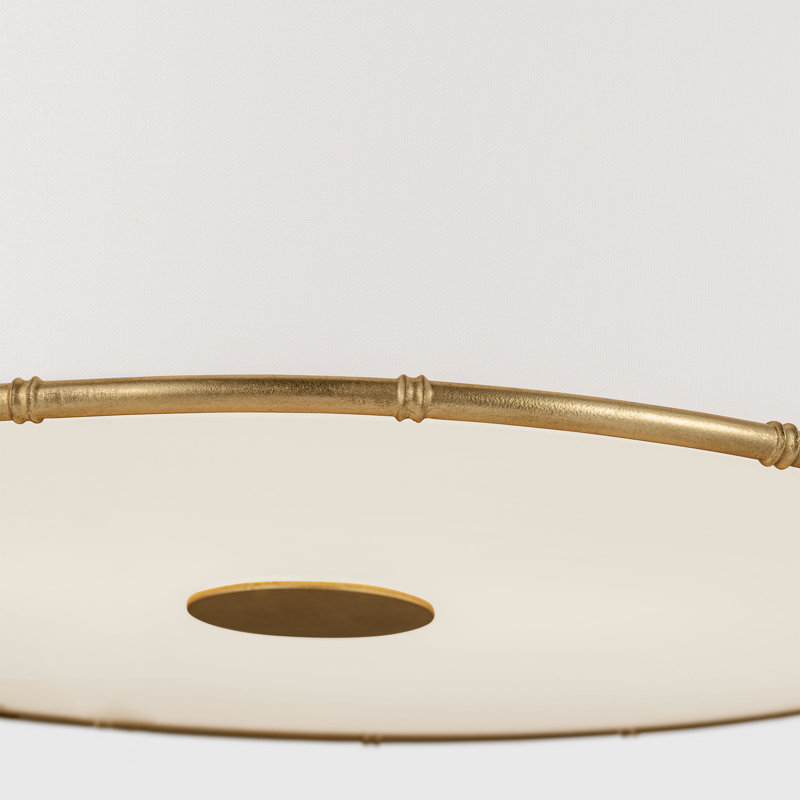 Aldric Medium Flush Mount, Gild