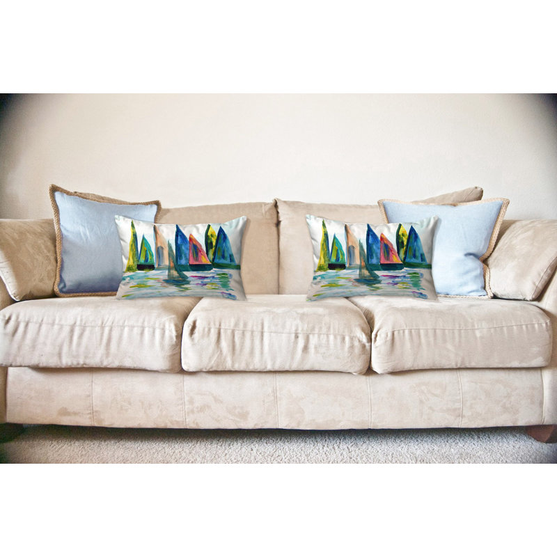 Coussin «Sail With The Crowd», 16 po x 20 po
