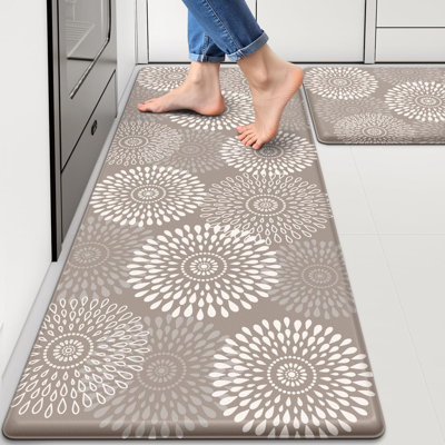 Ensemble de 2 tapis de cuisine antidérapants et antidérapants