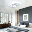 Modern White Double Round 27CM LED Flush Ceiling Light
