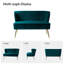 Lisette 119cm Mid-Century Modern Curved Back 2 Seater Sofa with Tufted Back-1434287070