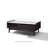 47.24‘’W Modern Coffee Table with Faux Marble Top & Shelf Storage
