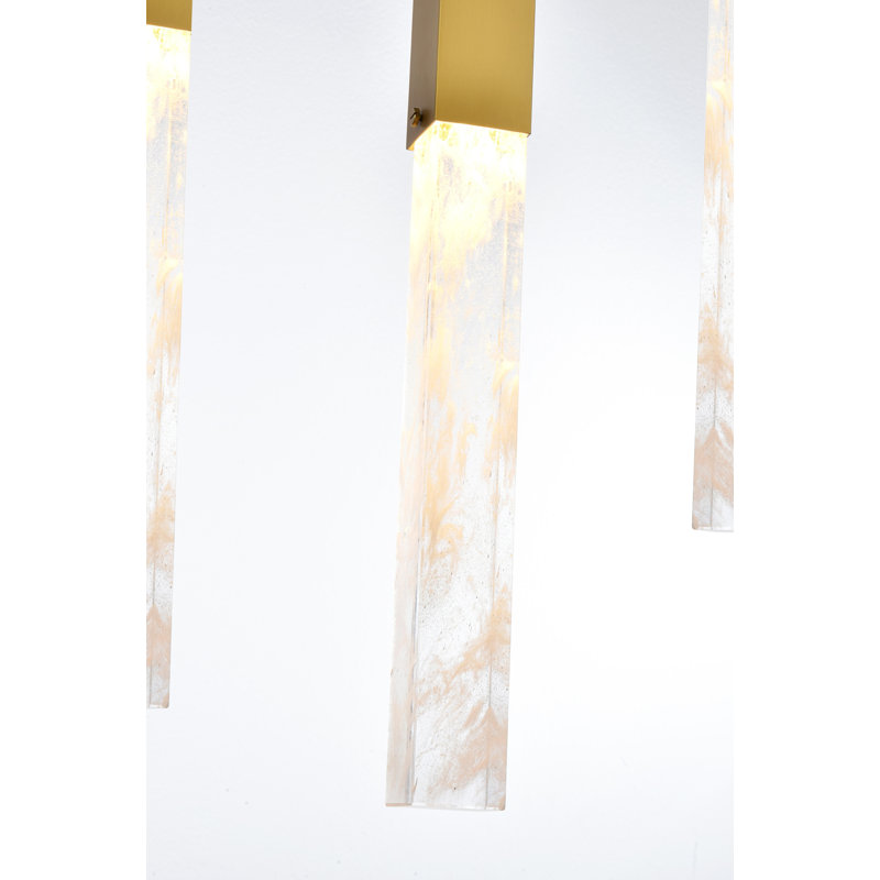 Aurora 42 Inch Hudspeth in Black, Satin Gold
