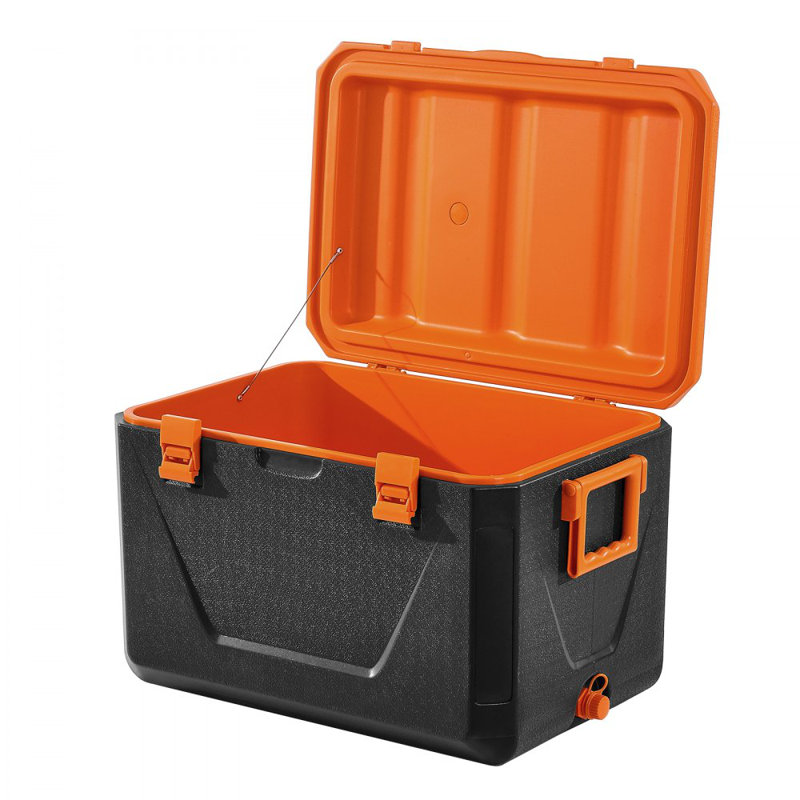 Portable Cooler 63 QT Insulated Hard Cooler 90 Can Capacity with Cup Holder