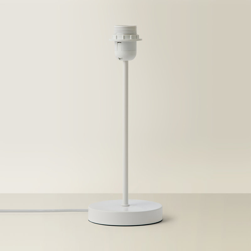 Bekbele Table Lamp Base, White, 23" H x 12.5" W x 12.5" D