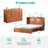 Queen Murphy Bed Cabinet With USB Charging Station & Privacy Drawer For Guest Room-639149884