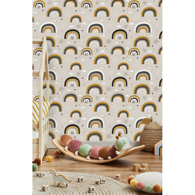 Panneau de papier peint Bellah, L 18,75 po x l 25 po, Vinyle