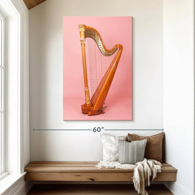 Abarca Harp, 48" H x 32" W