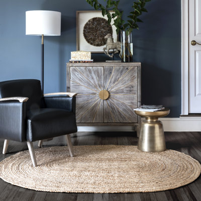Tapis en jute naturel Aevry