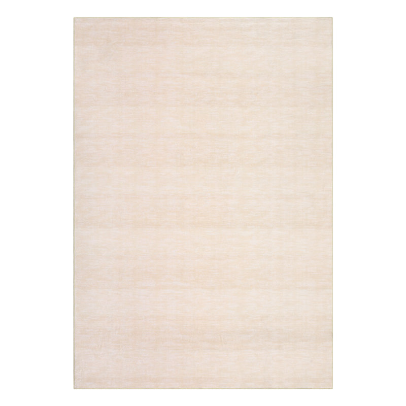 Machine Washable Rug with Rubber Backing for Living Room Modern Non-Slip Dining Room Rug Easy-Cleaning Solid Floor Carpet for Bedroom Hallway Kitchen Office Playroom