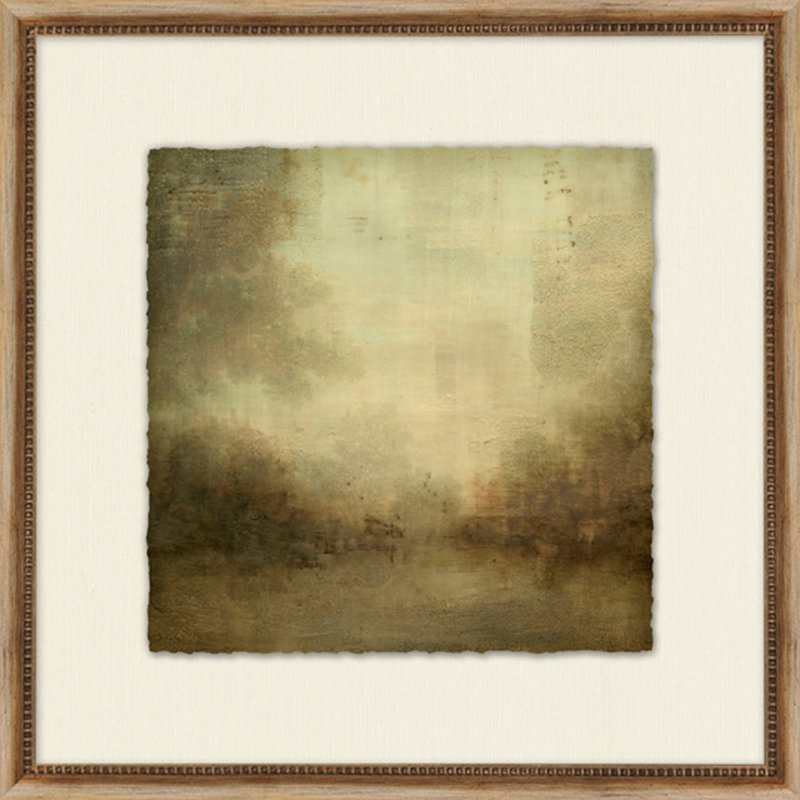 Peinture transitionnelle 13 - Peinture encadrée sur papier