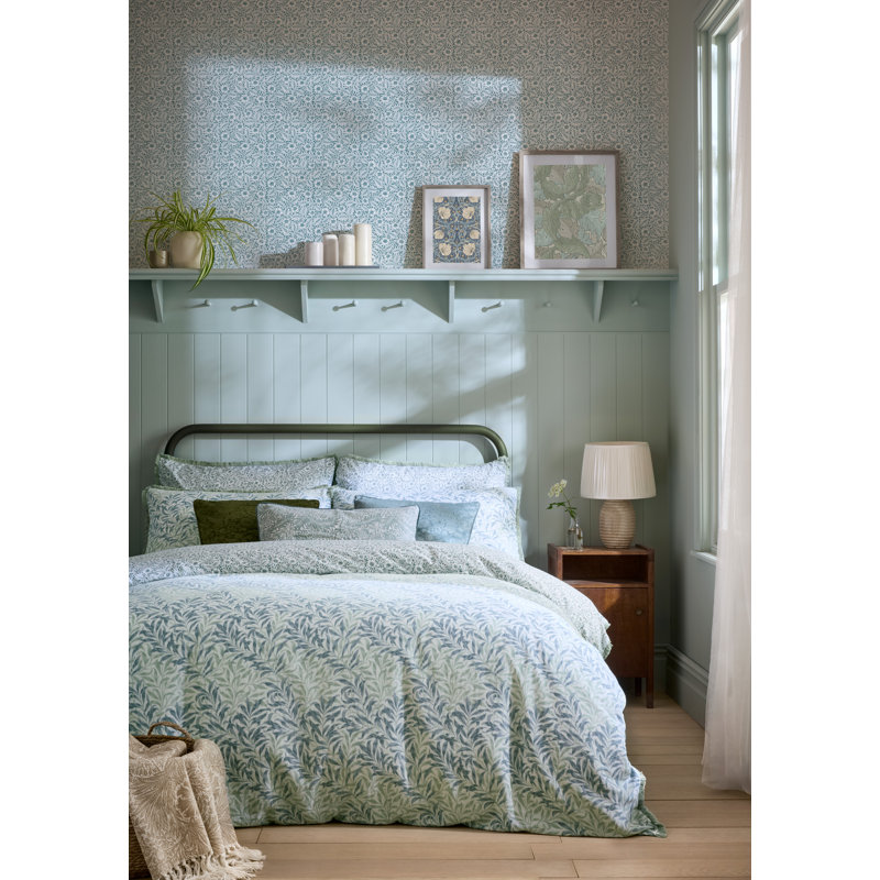 Willow Bough Sage 200 Thread Count Bedset, Single Bed (135 x 200 cm)