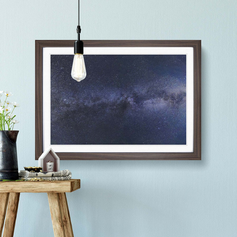 Universe Vol.59 in Abstract - Picture Frame Graphic Art Print, Walnut Framed, 36cm H x 48cm W x 2cm D