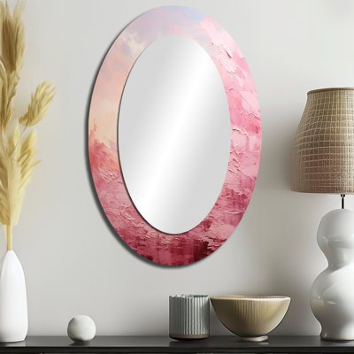Miroir mural rose - Horizon rose