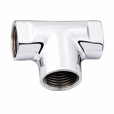 Fasteners/Fittings with Female 3 Way Tee, 0.5 in. IPS and Solid Brass by Strom Living