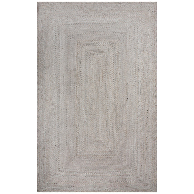 Tapis 100% polyester tissé à la main, Rectangle 5 pi x 7 pi 6 po