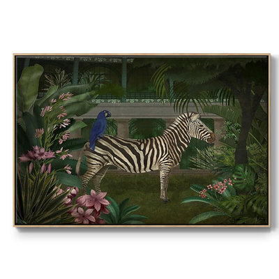 " Zebra In Conservatory "