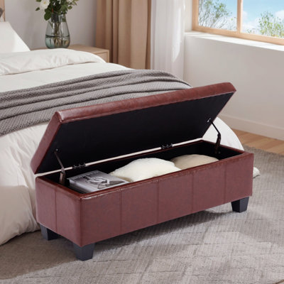 Armoire de rangement de chevet en bois massif pour chambre à coucher - brun