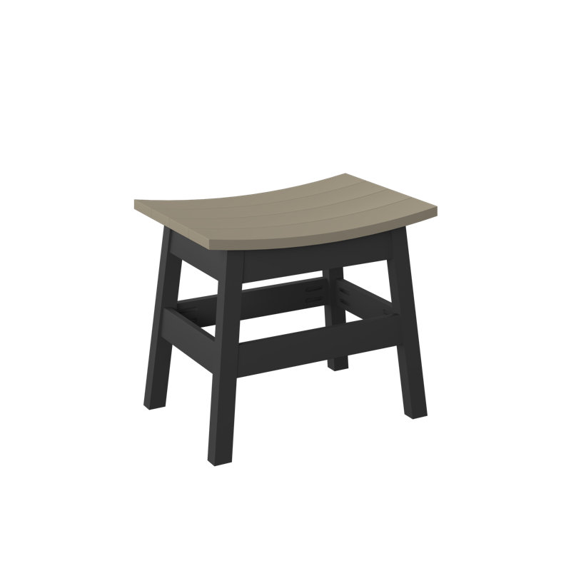  Tabouret de selle. Noir, Noir, Noir