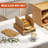 Bread Slicer For Homemade Bread,Bamboo Bread Slicer With Tray,Adjustable Bread Cutting Guide,Compact Board For Homemade Bread,Cakes, Bagels