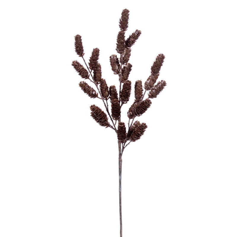 Pinecone Floral Stems, Brown
