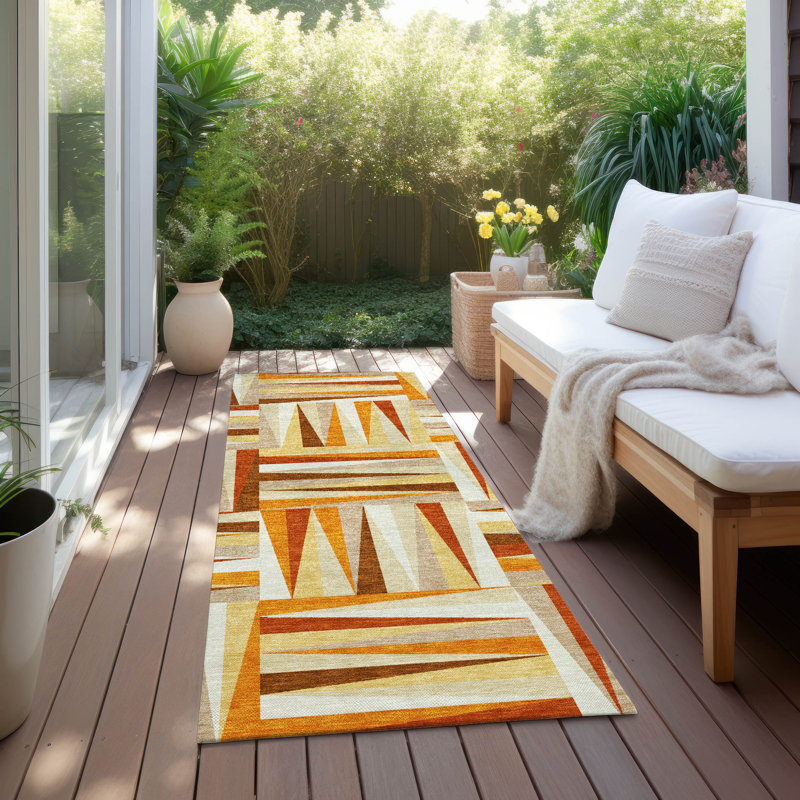Tapis intérieur / extérieur Chayden Chantille ACN1012, Tapis de couloir 2 pi 3 po x 7 pi 6 po