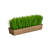 5'' Faux Foliage Grass in Wood Planter
