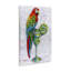 Toile perchée Margarita perroquet par Estelle Grengs-837200220