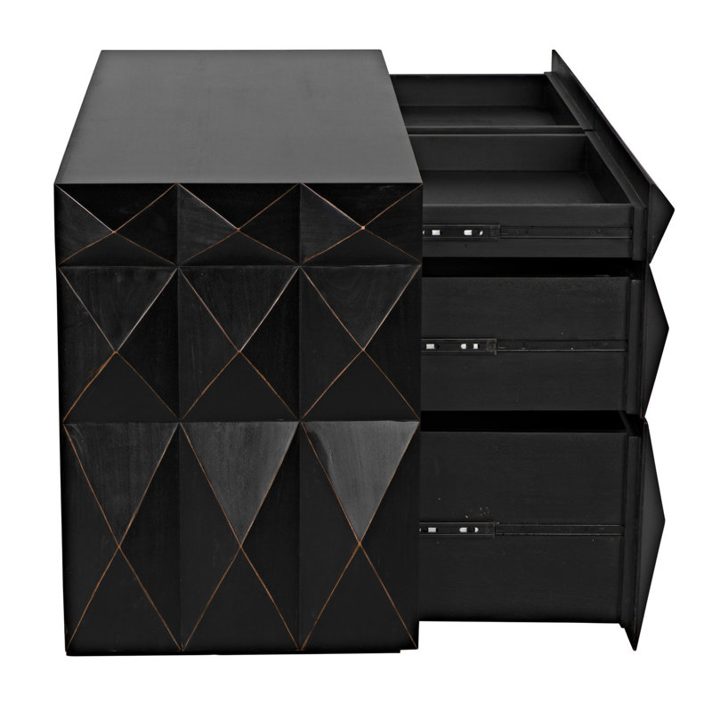 Allegra 6 - Drawer Solid Wood Dresser