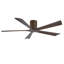 60" Irene 5-Blade Hugger Ceiling Fan with Wall Remote-1087667388-1087667352-1087667335