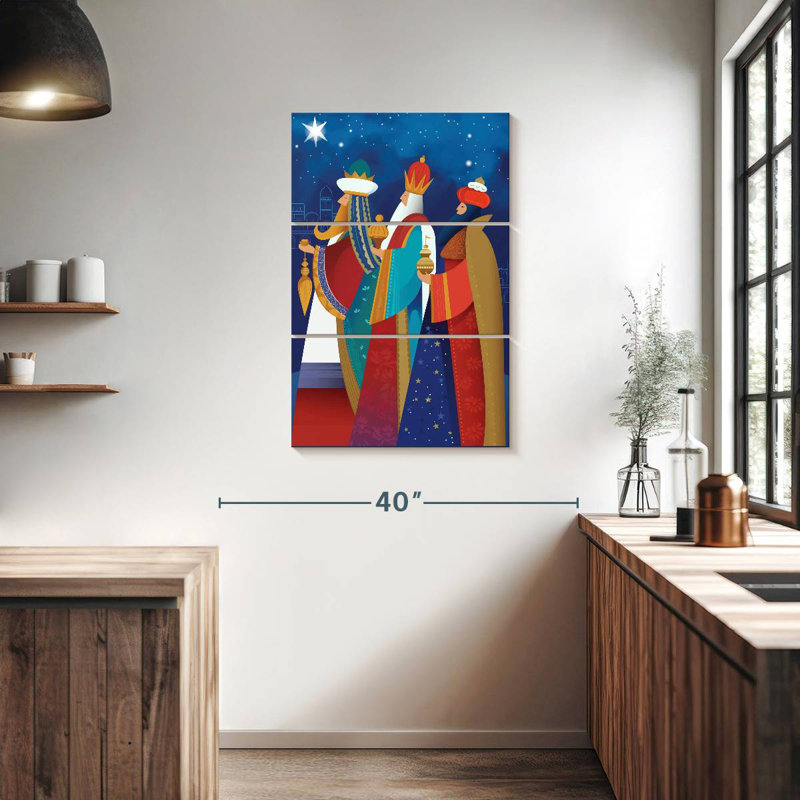 Lelend Biblical Magi, H 38 po x l 24 po