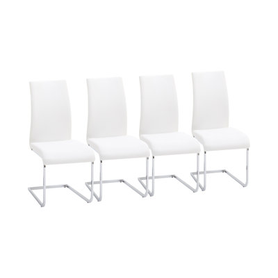 Cathey Upholstered Cantilever  Dining Chair