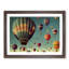 Retro Hot Air Balloons - Framed Print-1967285048-1967285028