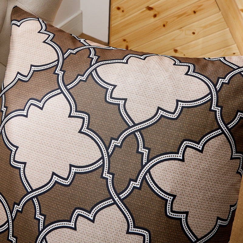 Dobson Floral Pillow Cover, Coffee