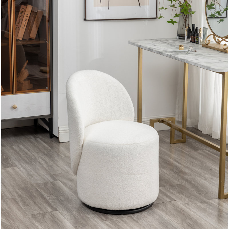 Wade Logan® Annielise Upholstered Swivel Barrel Chair & Reviews | Wayfair